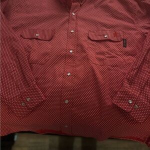 CInch FR Red  Patterned Men's Shirt